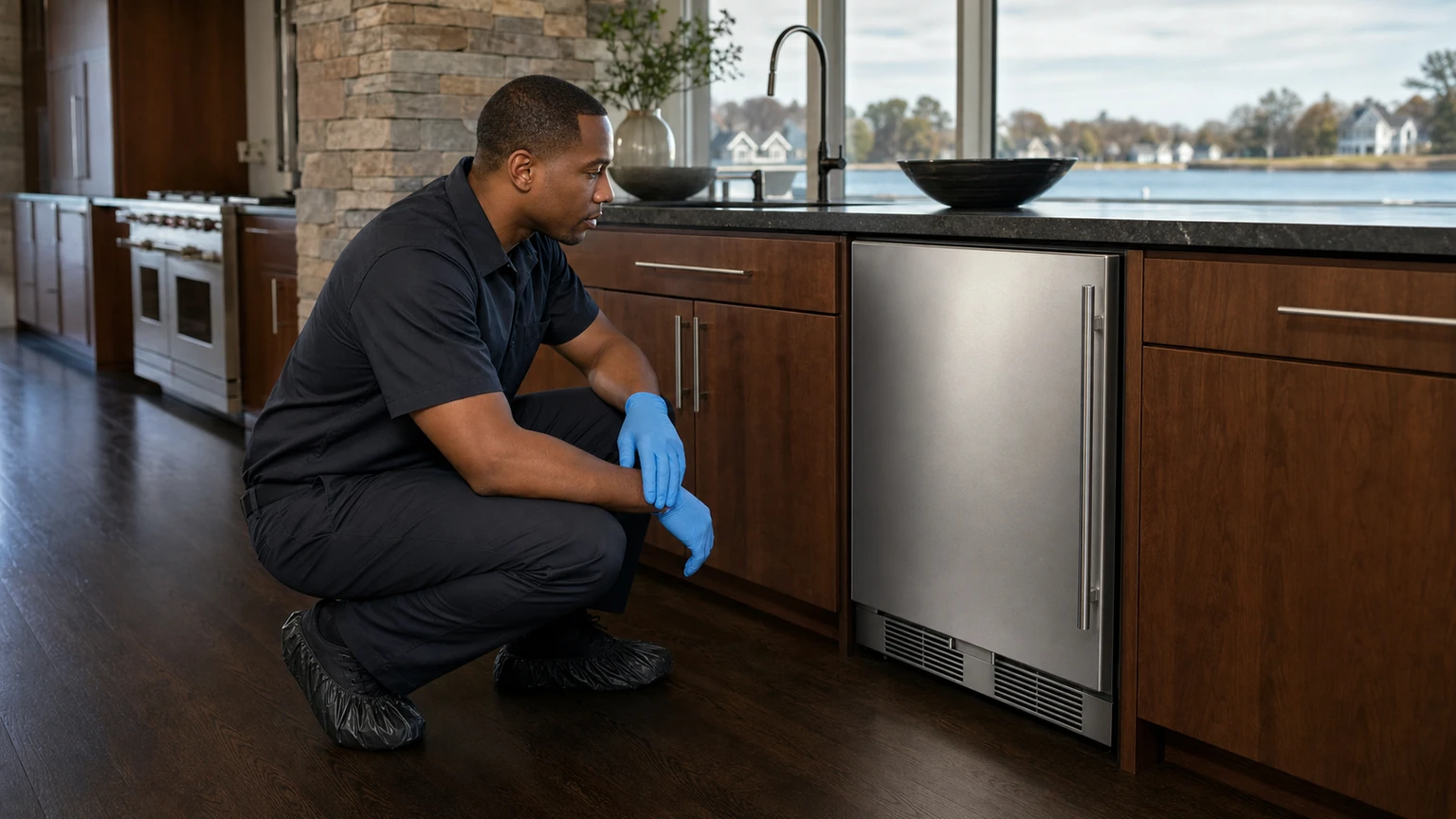 Undercounter ice maker diagnostic visit in Scituate
